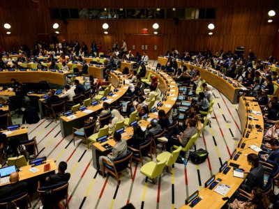 Le sommet des jeunes sur le climat à l'ONU le 21 septembre 2019 - Johannes EISELE [AFP]