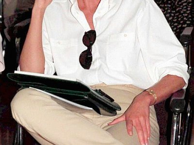 La princesse Diana à Luanda le 13 janvier 1997, quelques mois avant sa mort - TIM GRAHAM [AFP/Archives]