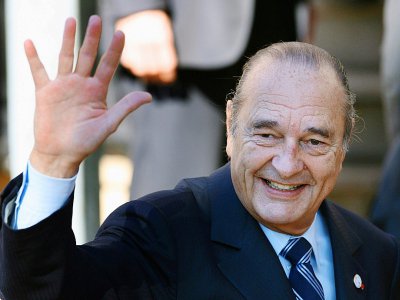 Jacques Chirac en 2007 à Cannes - PATRICK KOVARIK [POOL/AFP/Archives]
