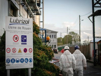 L'usine de Lubrizol de Rouen, le 27 septembre 2019 - LOU BENOIST [AFP]