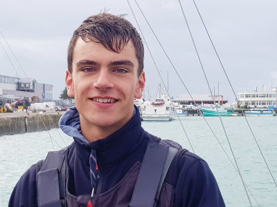 Le jeune skipper Martin Louchart - Thierry Valoi