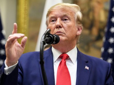 Le président américain Donald Trump le 7 octobre 2019 à Washington - Brendan Smialowski [AFP]
