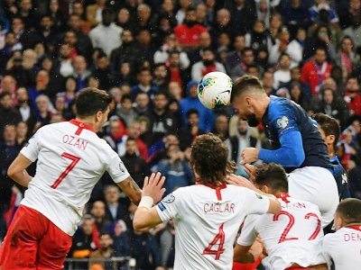 Olivier Giroud, à nouveau buteur pour la France, face à la Turquie, le 14 octobre 2019 au Stade de France - MARTIN BUREAU [AFP]