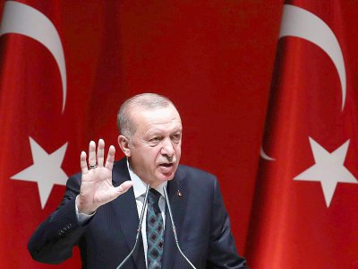 Le président turc Recep Tayyip Erdogan le 10 octobre 2019 - Adem ALTAN [AFP/Archives]