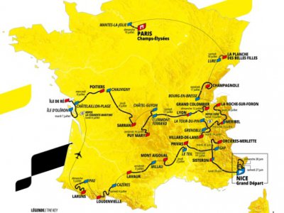 Parcours du Tour de France 2020 présenté officiellement à Paris, le 15 octobre 2020 - - [ASO/AFP]