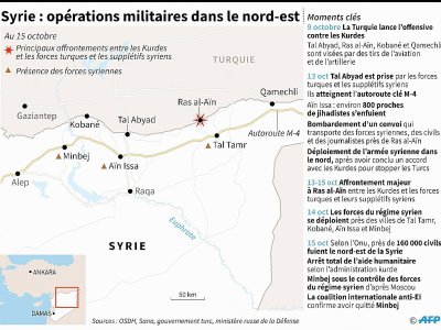 Opérations militaires dans le nord-est de la Syrie - Gal ROMA [AFP]