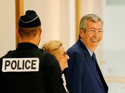 Isabelle et Patrick Balkany à leur arrivée au tribunal à Paris le 13 septembre 2019 - Thomas SAMSON [AFP]