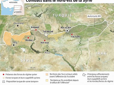 Combats dans le nord-est de la Syrie - [AFP]
