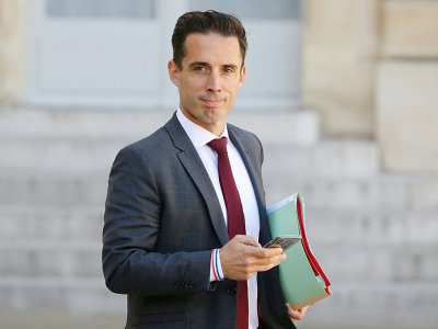 Le secrétaire d'Etat aux Transports Jean-Baptiste Djebbari à l'Elysée le 11 septembre 2019. - LUDOVIC MARIN [AFP/Archives]