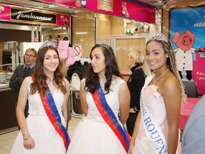 Miss Rouen est venue participer à l'inauguration de la Foire Saint-Romain. - Antoine Raoult