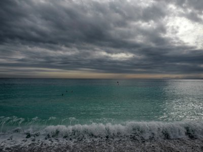Ciel chargé à Nice le 21 octobre 2019 - VALERY HACHE [AFP]