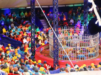 Un cirque reconstitué en Playmobil. - Amaury Tremblay
