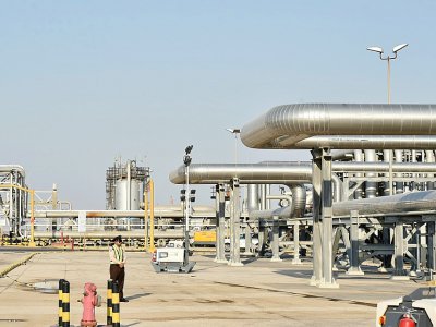 Vue d'une installation pétrolière du géant saoudien Aramco, à Abqaiq, en Arabie saoudite, le 20 septembre 2019 - Fayez Nureldine [AFP/Archives]