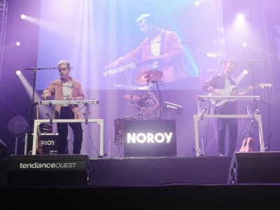 Noroy était le premier groupe à se lancer sur la scène du Zénith. - Charlotte Hautin