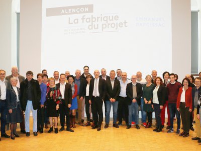 L'équipe de La Fabrique du projet réunit une cinquantaine de membres de l'association Tous pour Alençon, issus de tous horizons politiques. - Eric Mas