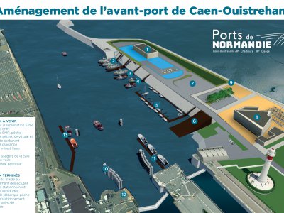 Le détail des aménagements prévus. - Ports de Normandie