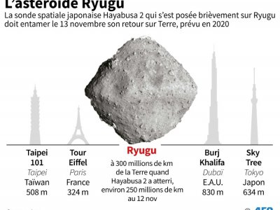 L'astéroïde Ryugu - Laurence CHU [AFP]