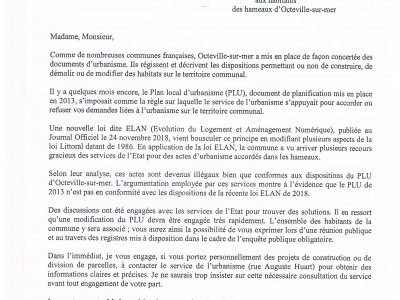 Fin septembre 2019, la mairie d'Octeville-sur-Mer (Seine-Maritime) a prévenu les habitants. - .