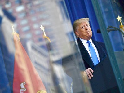 Le président américain Donald Trump, le 11 novembre 2019 à New York - Brendan Smialowski [AFP/Archives]