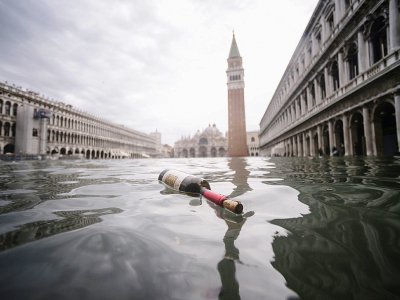 Vue de la Place Saint-Marc à Venise, le 15 novembre 2019 - Filippo MONTEFORTE [AFP]