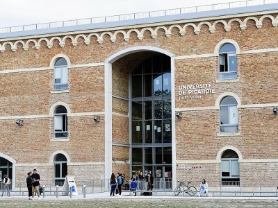 La partie ancienne du pôle universitaire de la Citadelle, aménagé par l'architecte Renzo Piano, à Amiens, le 19 novembre 2019 - FRANCOIS LO PRESTI [AFP]