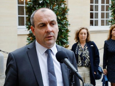 Le secrétaire général de la CFDT, Laurent Berger, le 5 septembre 2019 à l'hôtel Matignon, à Paris - FRANCOIS GUILLOT [AFP/Archives]
