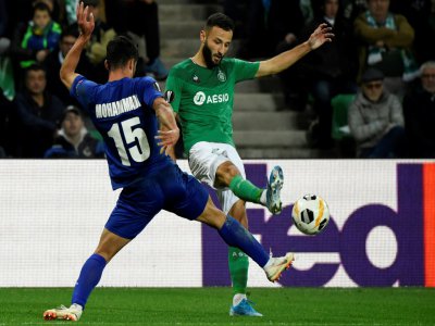 Pas de vainqueur dans le match entre les Verts de Saint-Etienne et La Gantoise, à Geoffroy-Guichard, le 28 novembre 2019 - JEAN-PHILIPPE KSIAZEK [AFP]