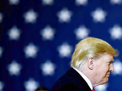 Le président américain Donald Trump à la base américaine de Bagram (Afghanistan), le 28 novembre 2019 - Olivier Douliery [AFP/Archives]