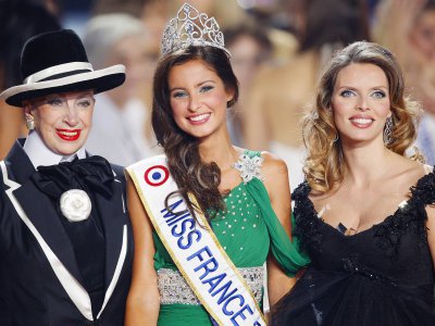 Le 5 décembre 2009 la Normande était élue Miss France - Valérie Hache - AFP