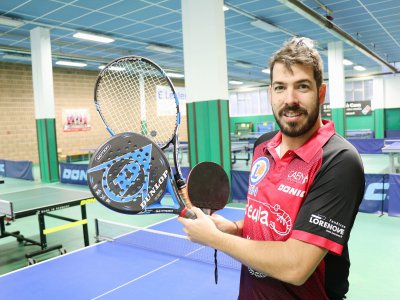 Jimmy Devaux sera face à Antoine Morin en finale 4e série du tournoi amateur de l'Open de Caen, mardi 10 décembre, juste après la demi-finale hommes. - c