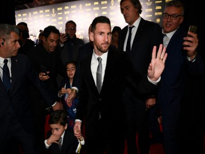 Lionel Messi à son arrivée pour le Ballon d'Or 2019 à Paris, le 2 décembre 2019 - FRANCK FIFE [AFP]