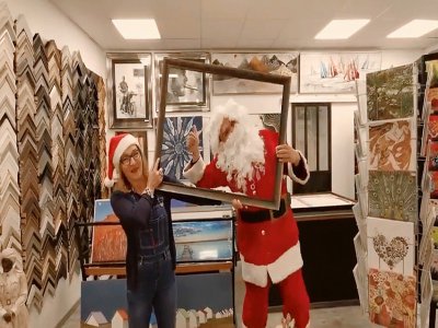 Découvrez en vidéo la virée shopping du Père Noël à Saint-Lô. - Saint Lô commerces
