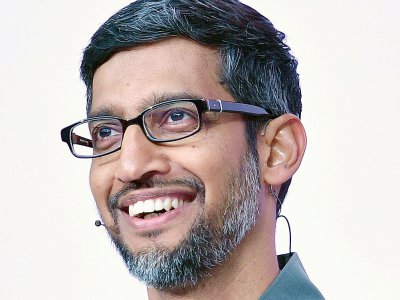 Sundar Pichai, patron de Google, lors d'une conférence à Mountain View, le 7 mai 2019 - Josh Edelson [AFP/Archives]