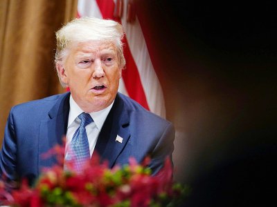 Le président américain Donald Trump à Washington le  5 décembre 2019 - MANDEL NGAN [AFP]