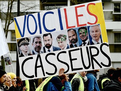 Manifestation de "gilets jaunes" à Paris, le 7 décembre 2019 - Philippe LOPEZ [AFP]