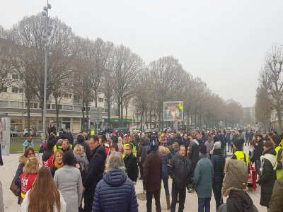Les rues de Rouen ont vu une troisième manifestation en trois jours. - Aurélien Delavaud