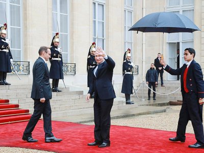Le président russe à son arrivée à l'Elysée, le 11 novembre 2018 à Paris - Jacques Demarthon [AFP/Archives]