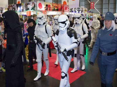 Les héros de la pop culture comme les clones de Star Wars sont incontournables pendant les Geek Days. Des défilés de cosplayeurs sont prévus dans les allées. - Walex Production