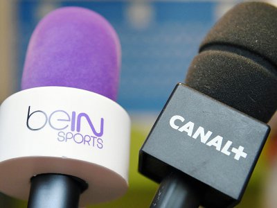 Canal+, qui avait perdu les droits de diffusion de la L1 à partir de la saison 2020 au profit de Mediapro et de BeIN Sports, va pouvoir continuer à diffuser une partie de la compétition, grâce à un important accord qu'il est en train de négocier avec - FRANCK FIFE [AFP/Archives]