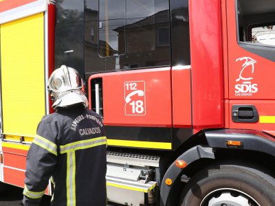 Les sapeurs-pompiers du Calvados sont intervenus à Potigny, mardi 10 décembre. - Célia Caradec