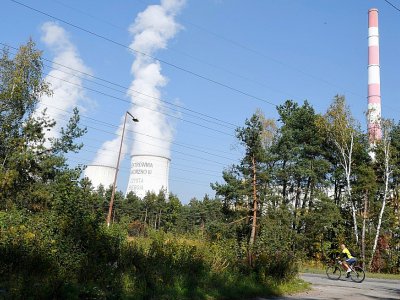 Une centrale à charbon en Silésie, en Pologne, en octobre 2018 - Janek SKARZYNSKI [AFP/Archives]