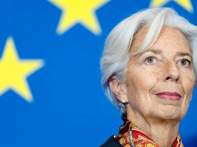 La présidente de la Banque centrale européenne Christine Lagarde à Bruxelles le 1er décembre 2019 - Kenzo TRIBOUILLARD [AFP]