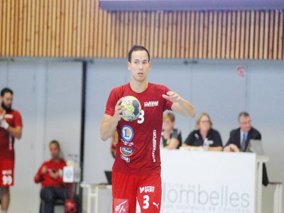 Axel Rosier et tout le Caen Handball vont devoir recharger les batteries pendant la trêve et repartir très fort en 2020. - Aurélien Renault