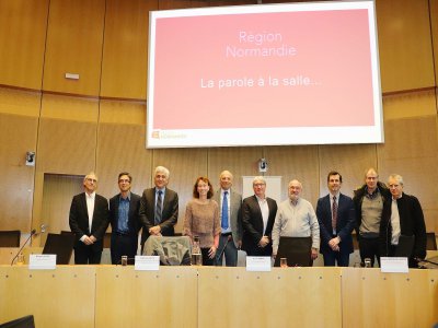 Le lancement officiel du Giec normand s'est déroulé ce mardi 17 décembre, à Rouen. - Voslion / Région Normandie