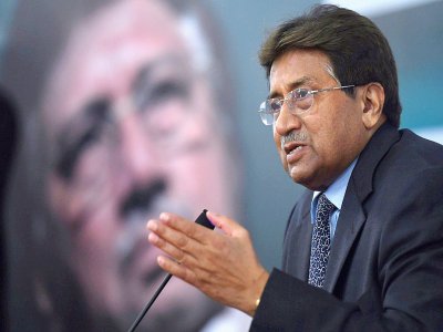 L'ancien président pakistanais Pervez Musharraf, le 4 décembre 2014 à Karachi - ASIF HASSAN [AFP/Archives]