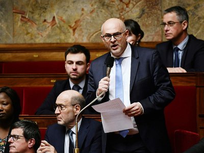 Le député LREM Laurent Pietraszewski à l'Assemblée nationale à Paris, le 29 janvier 2019 - Philippe LOPEZ [AFP]