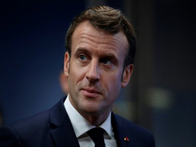 Le président Emmanuel Macron à Bruxelles, le 13 décembre 2019 - CHRISTIAN HARTMANN [POOL/AFP/Archives]