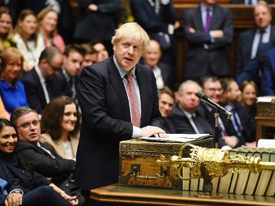Le Premier ministre britannique Boris Johnson au Parlement, le 17 décembre 2019 - JESSICA TAYLOR [UK PARLIAMENT/AFP]