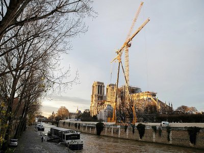 La cathédrale Notre-Dame de Paris, le 19 décembre 2019 - Thomas SAMSON [AFP]