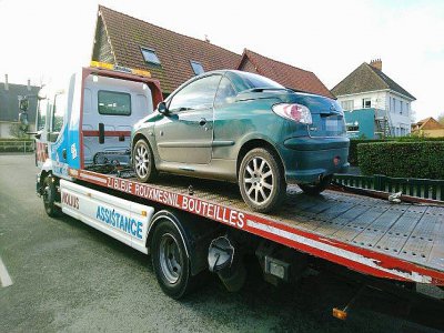 Le véhicule a été mis en fourrière avec possibilité de saisie. - Gendarmerie de Seine-Maritime